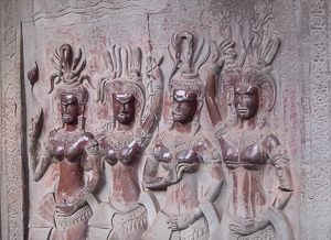 The ancient Khmer associated women with both spirituality and nature.