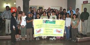 Clemson T4T in India with Tiger Trust India